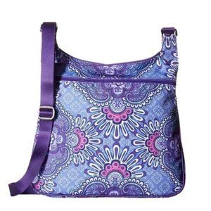 Vera Bradley Lighten Up Slim Crossbody bag in retired Lilac Tapestry
